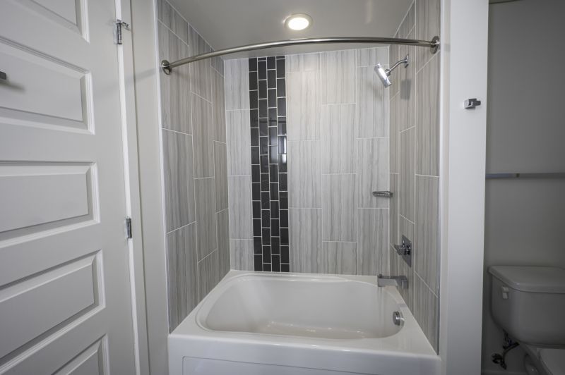Renovated Bathroom with New Bathtub